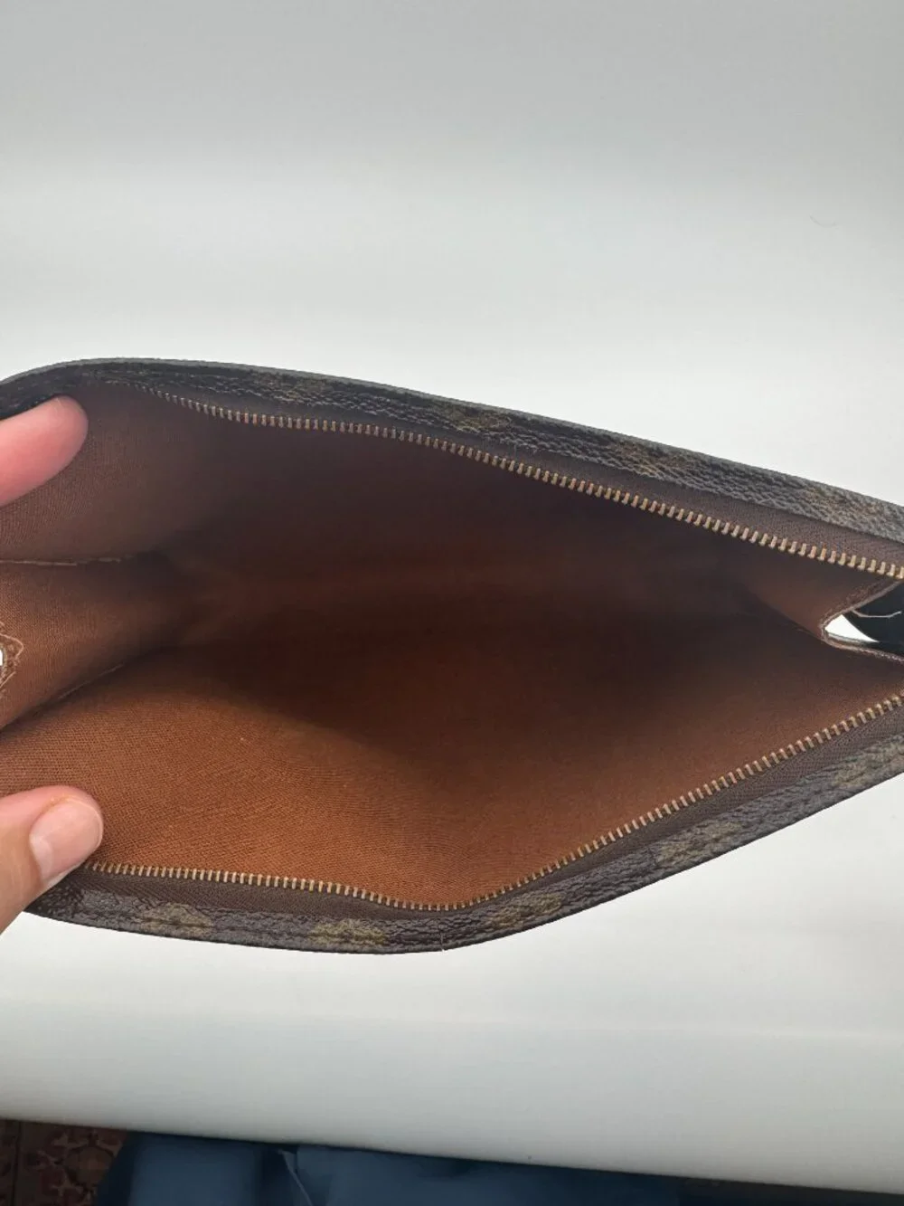 Louis Vuitton Monogram Zipper Pouch/Crossbody